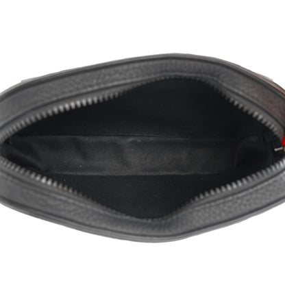 Louis Vuitton Taurillon Monogram Uniformes Solar Ray Soft Pochette Volga Belt Bag Black 5 of 14