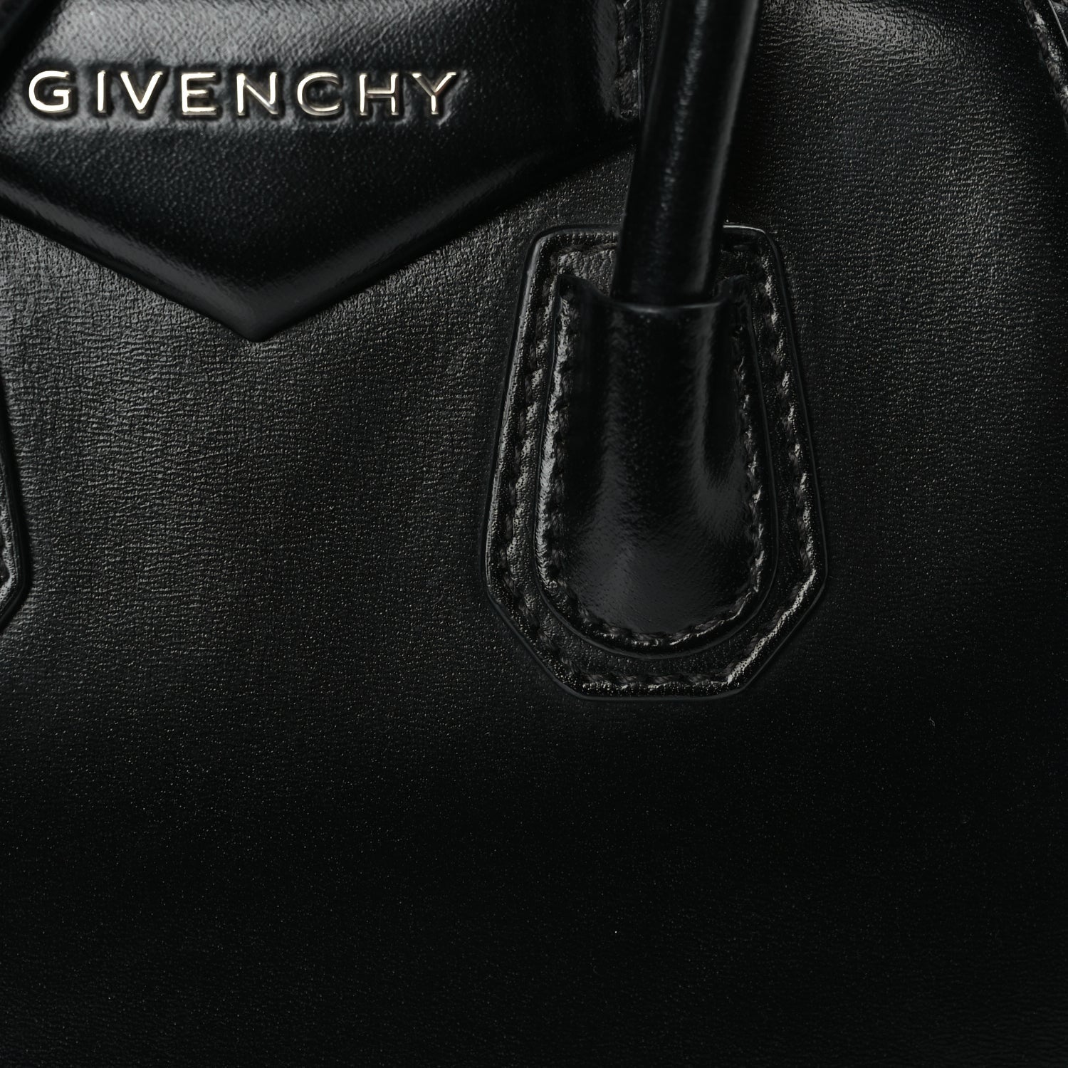 Givenchy Shiny Lord Calfskin Mini Antigona Black 6 of 8