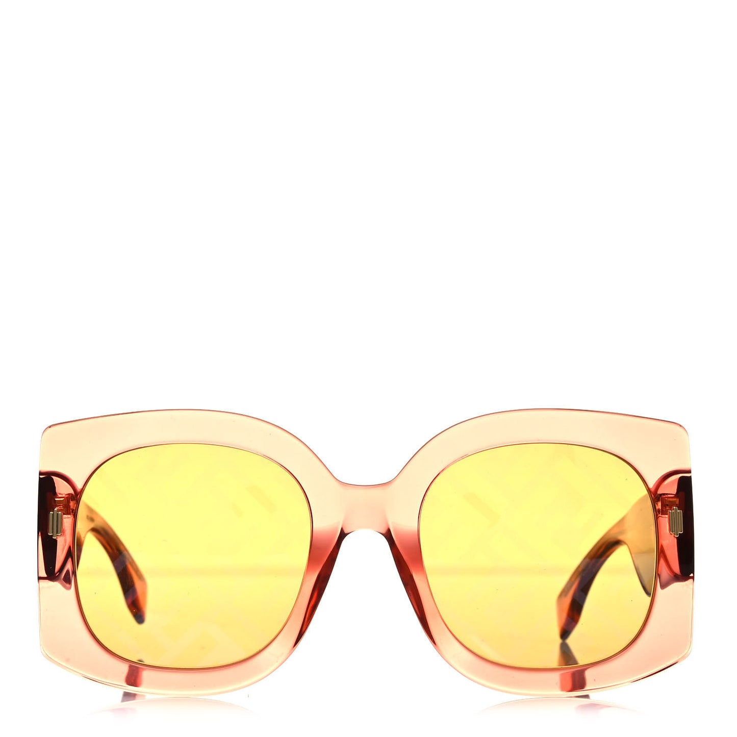 Acetate Square Sunglasses FF0436/G/S Pink