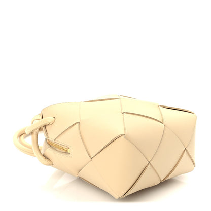 Bottega Veneta Lambskin Maxi Intrecciato Mini Cassette Camera Bag  Porridge 3 of 8