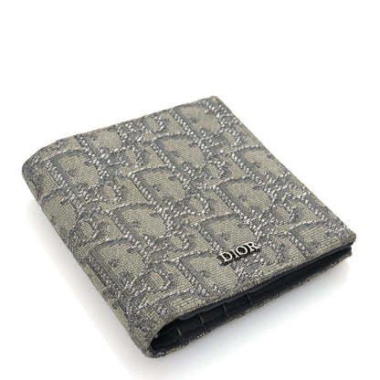 Christian Dior Oblique Bi-Fold Card Holder Grey 4 of 7