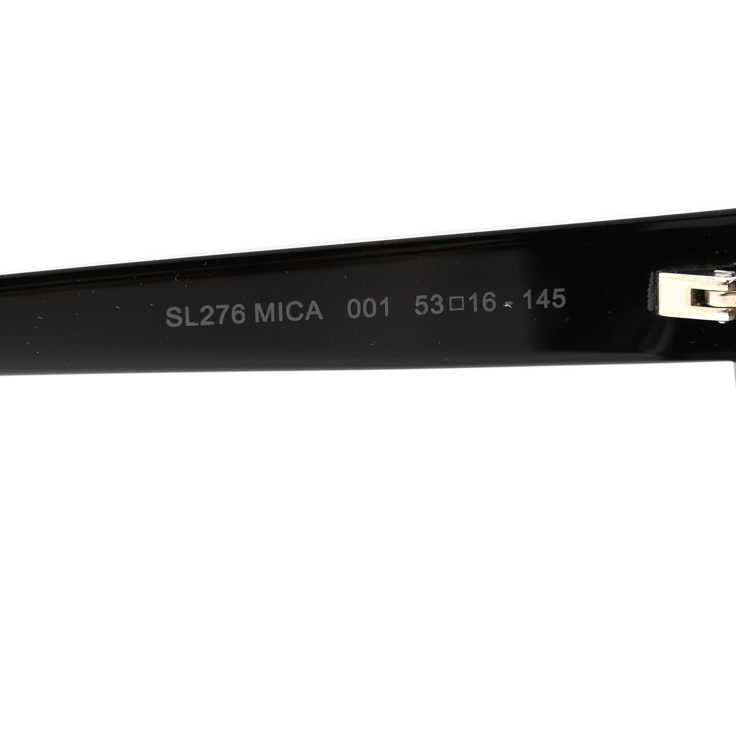 Acetate Mica Cat Eye Sunglasses SL 276 Black