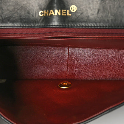 Chanel Lambskin Quilted Medium Single Flap Black 5 of 9