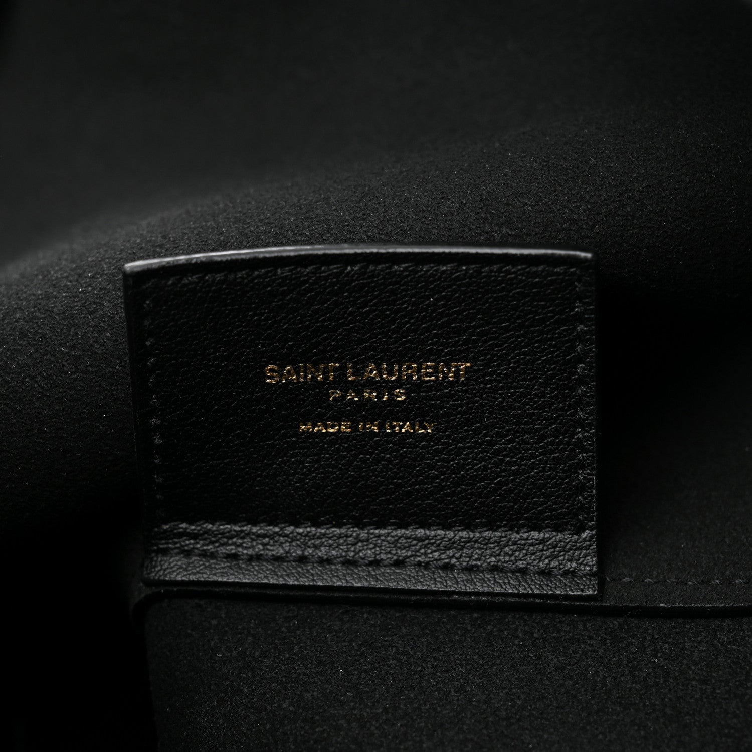 Saint Laurent Calfskin Large Shopping Tote Black 7 of 11