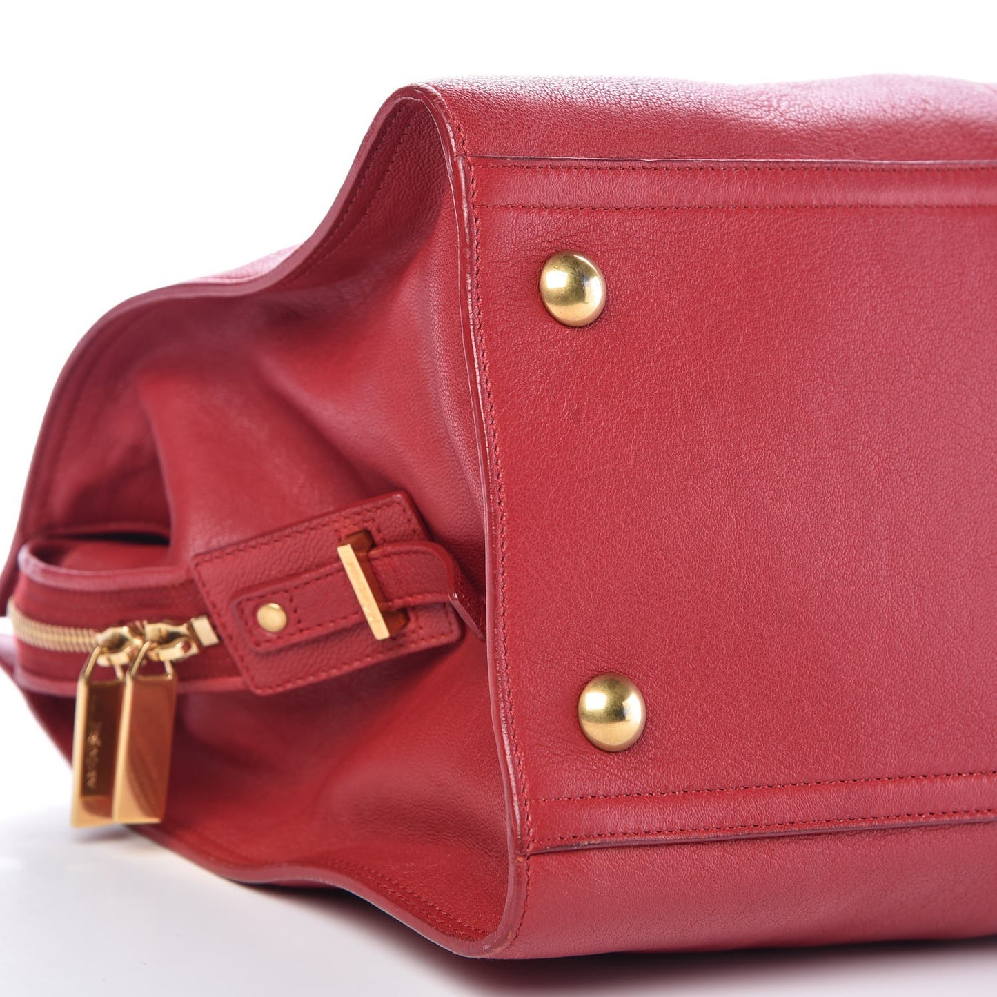 Sheepskin Medium Cabas ChYc Rouge Orient