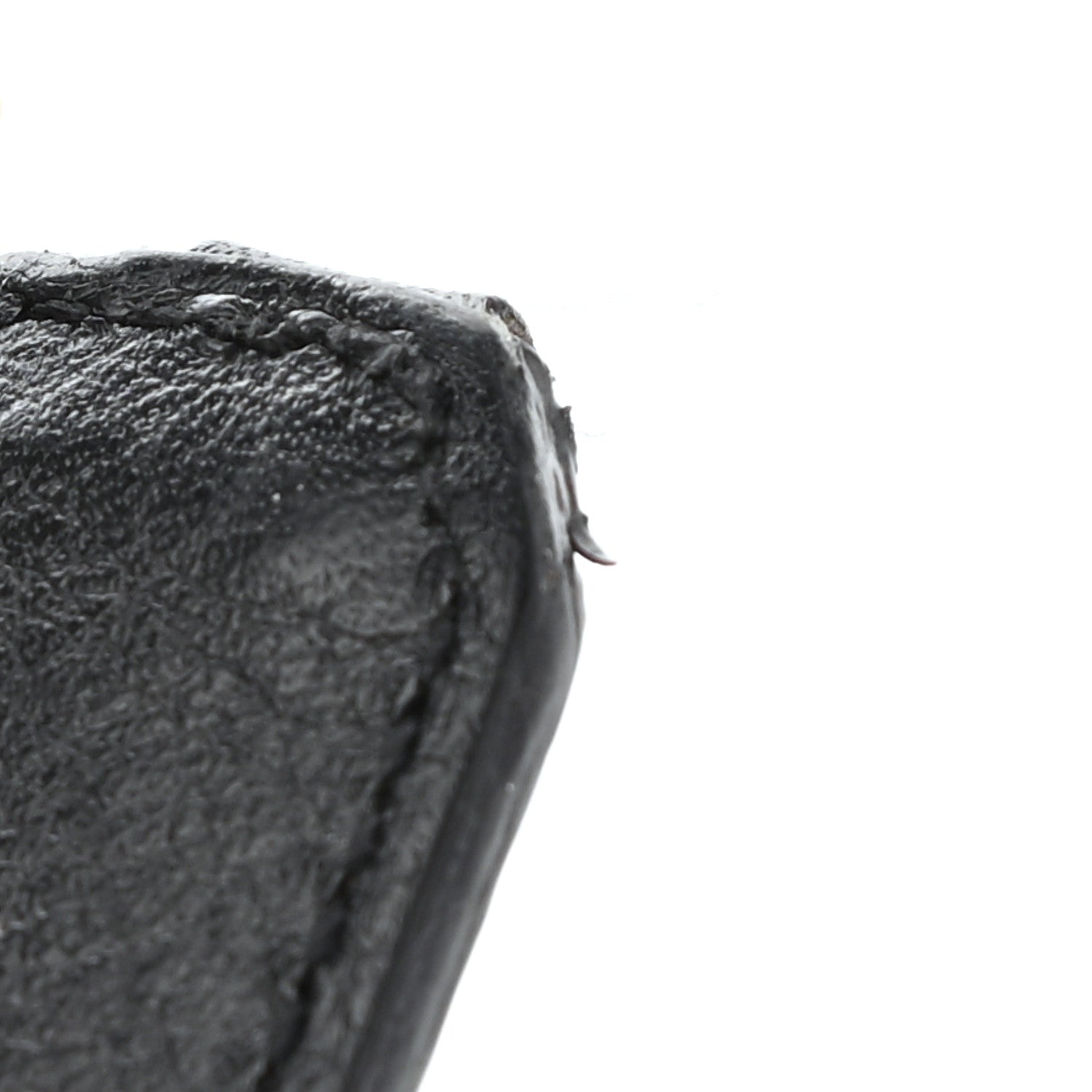 Saint Laurent Grained Calfskin Rive Gauche Zip Around Wallet Black 7 of 8