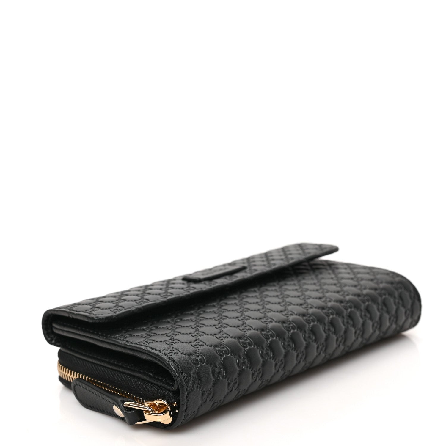 Gucci Soft Microguccissima Continental Zip Wallet Black 4 of 7