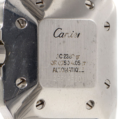 Cartier Stainless Steel 18K Yellow Gold 29mm Santos De Galbee Automatic Watch 4 of 7