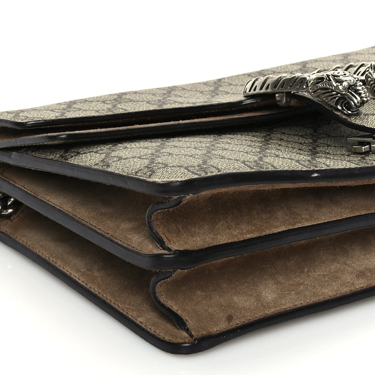 GG Supreme Monogram Small Dionysus Shoulder Bag  Taupe