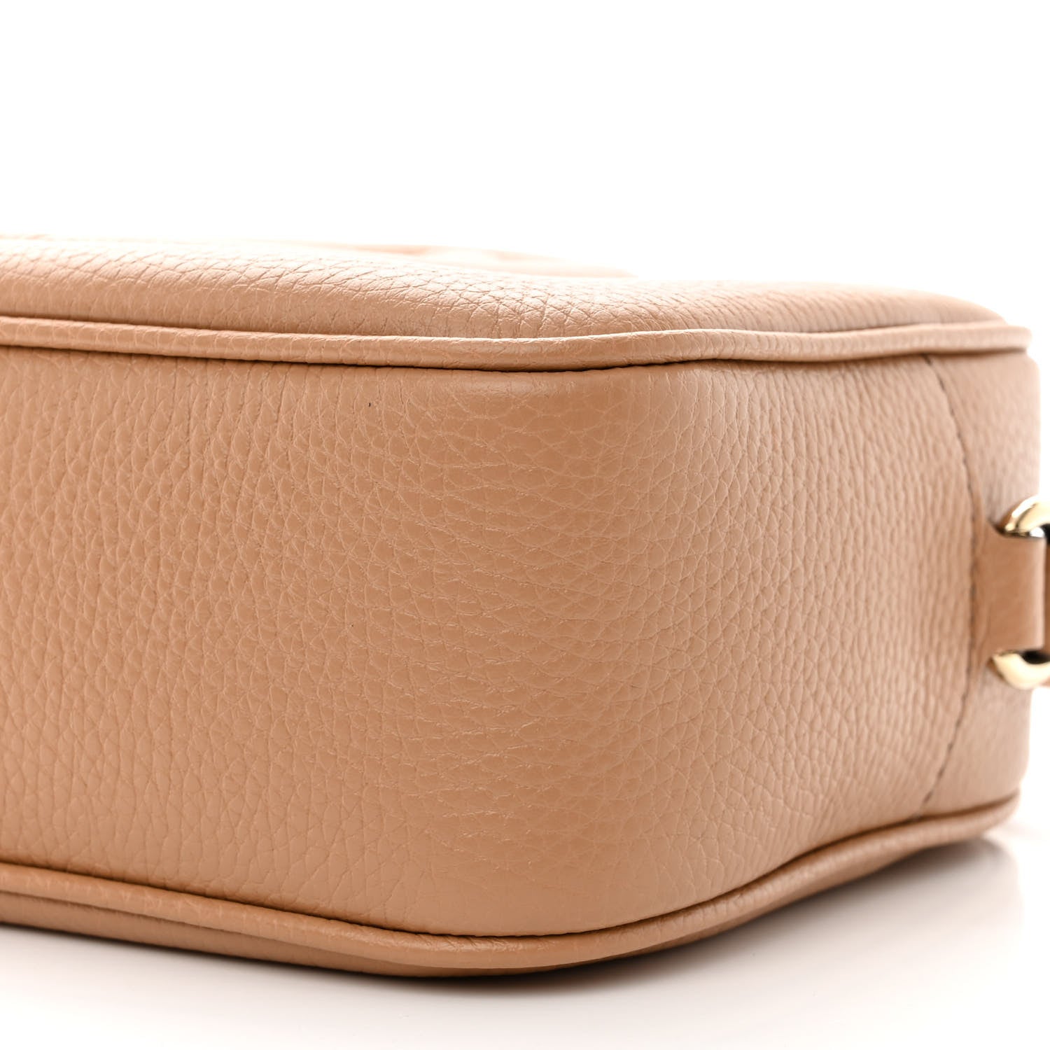 Gucci Pebbled Calfskin Small Soho Disco Bag Camelia 10 of 10