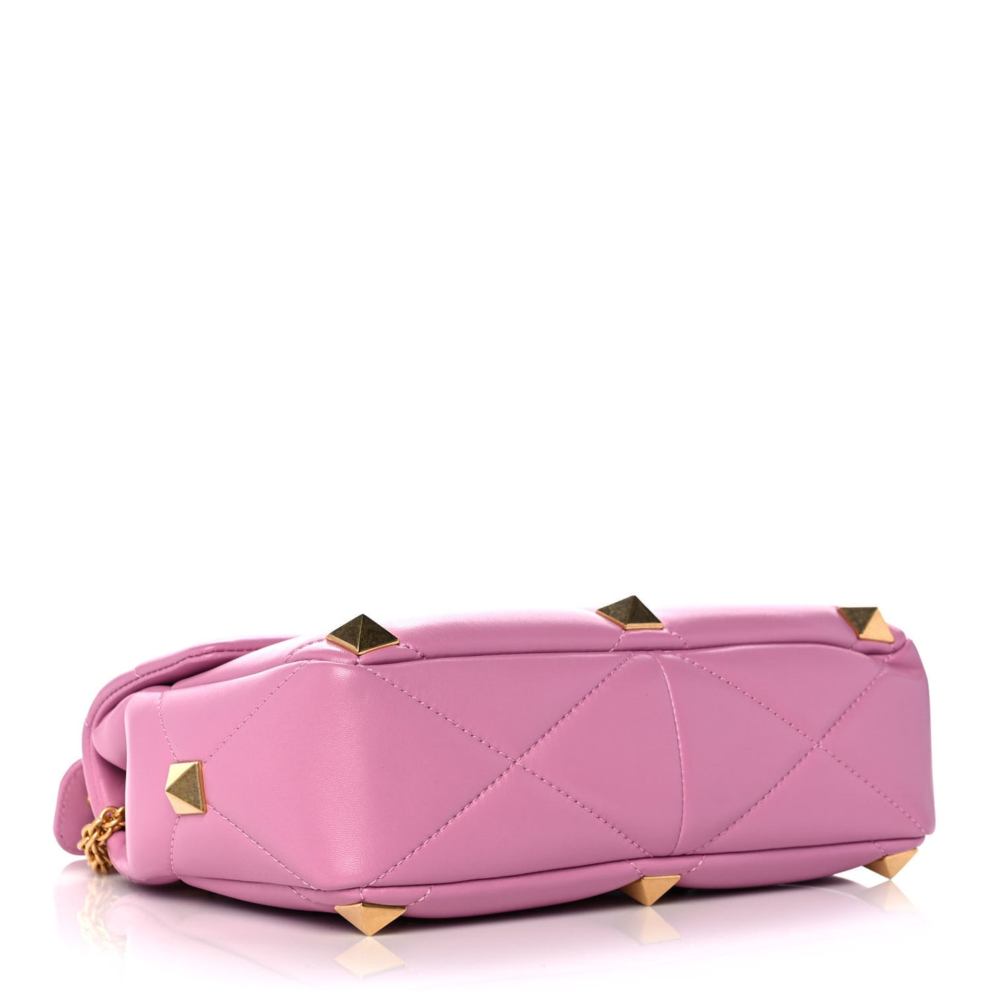 Nappa Large Roman Stud Shoulder Bag Giacinto