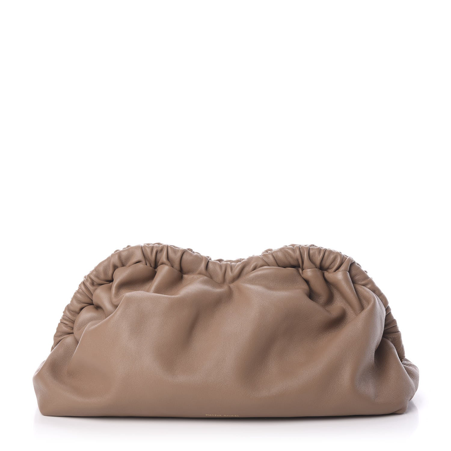 Mansur Gavriel Lambskin Cloud Clutch Biscotto 1 of 9