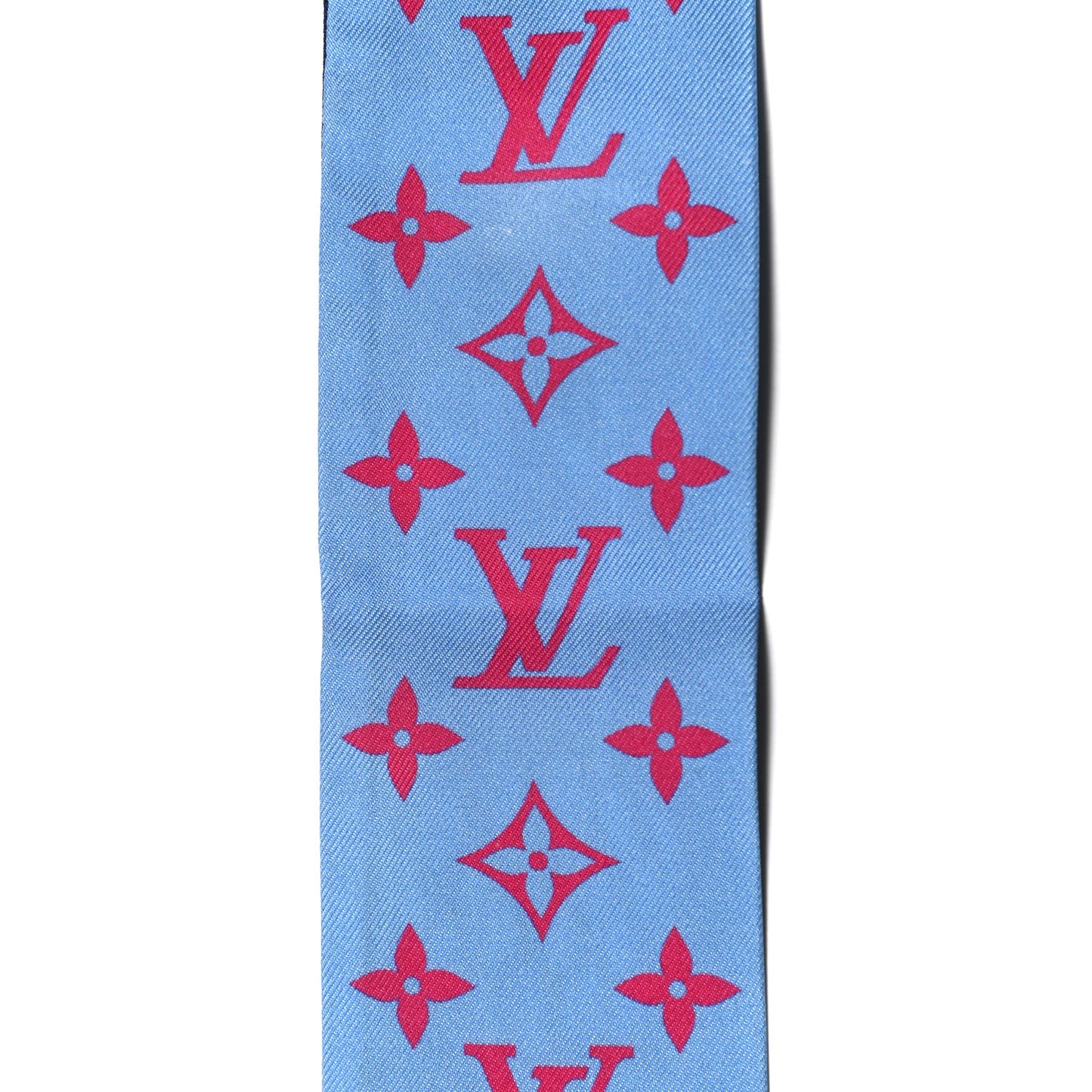 Silk Monogram Essentials LV BB Bandeau Blue