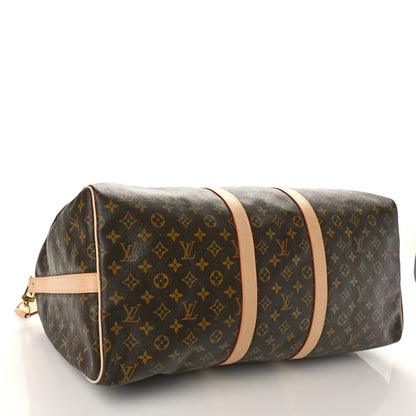 Louis Vuitton Monogram Keepall Bandouliere 55 3 of 13