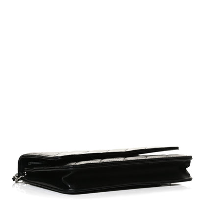 Chanel Lambskin Quilted Wallet On Chain WOC Black 4 of 15