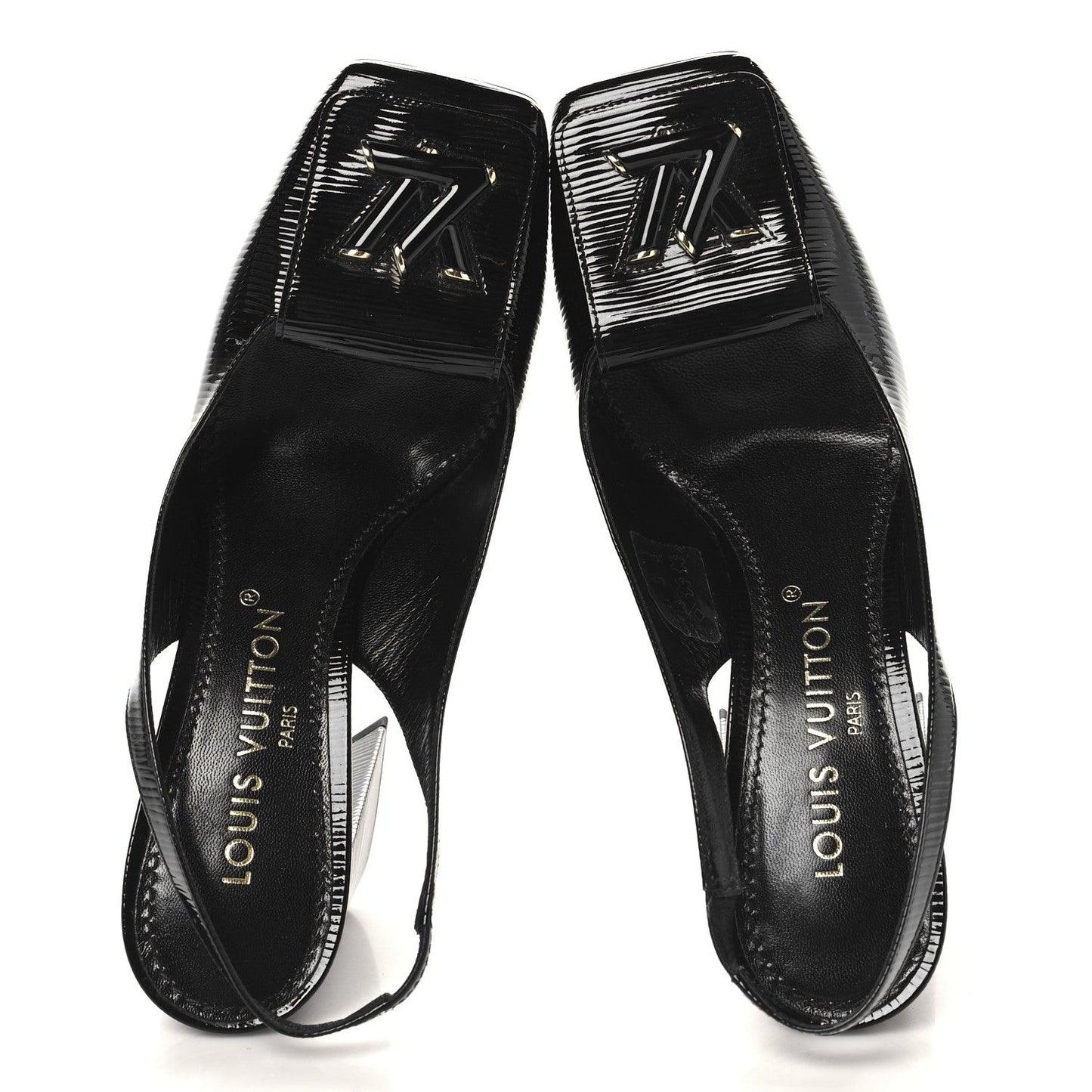 Electric Epi Shake Slingback Pumps Black