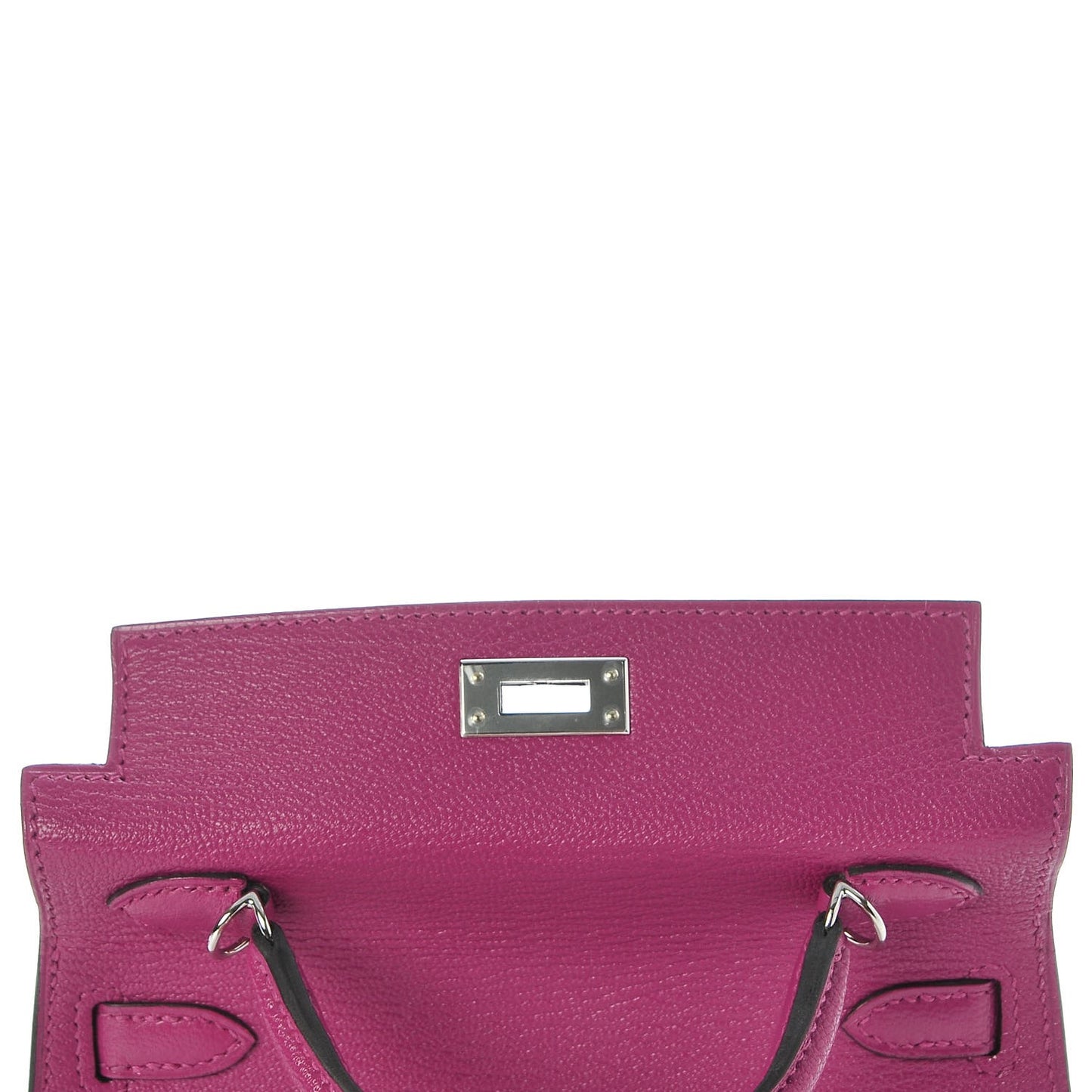 Chevre Mysore Mini Kelly Sellier 20 Rose Pourpre