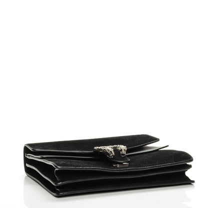 Gucci Suede Medium Dionysus Shoulder Bag Black 4 of 7