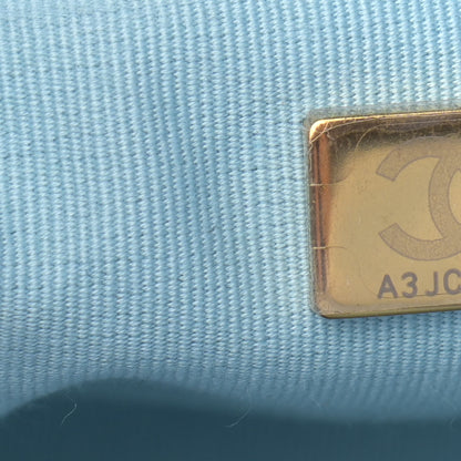 Chanel Iridescent Caviar Quilted My Perfect CC Bucket Drawstring Bag Light Blue 7 of 11