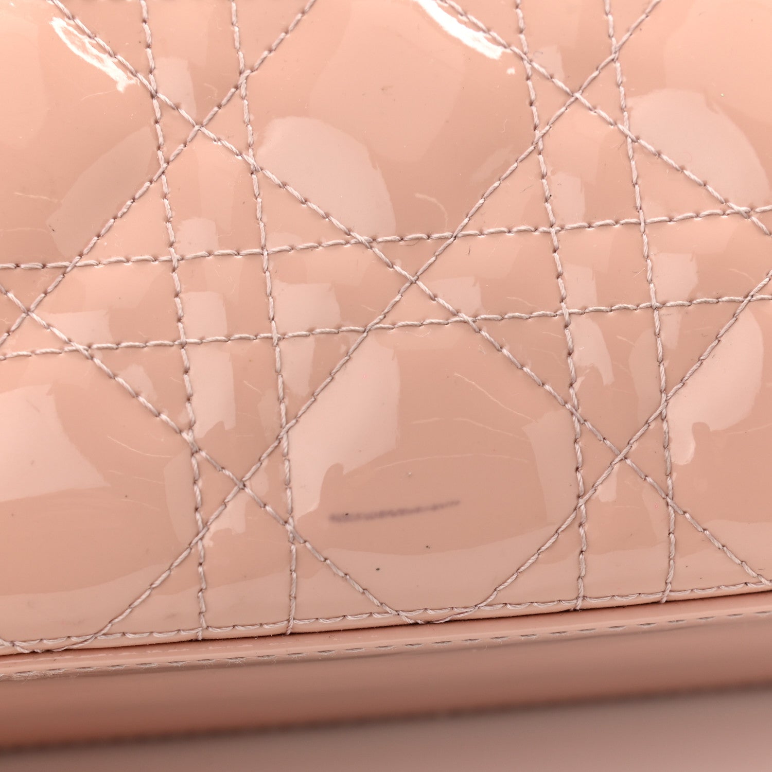 Christian Dior Patent Cannage Medium Lady Dior Rose Clair 8 of 14