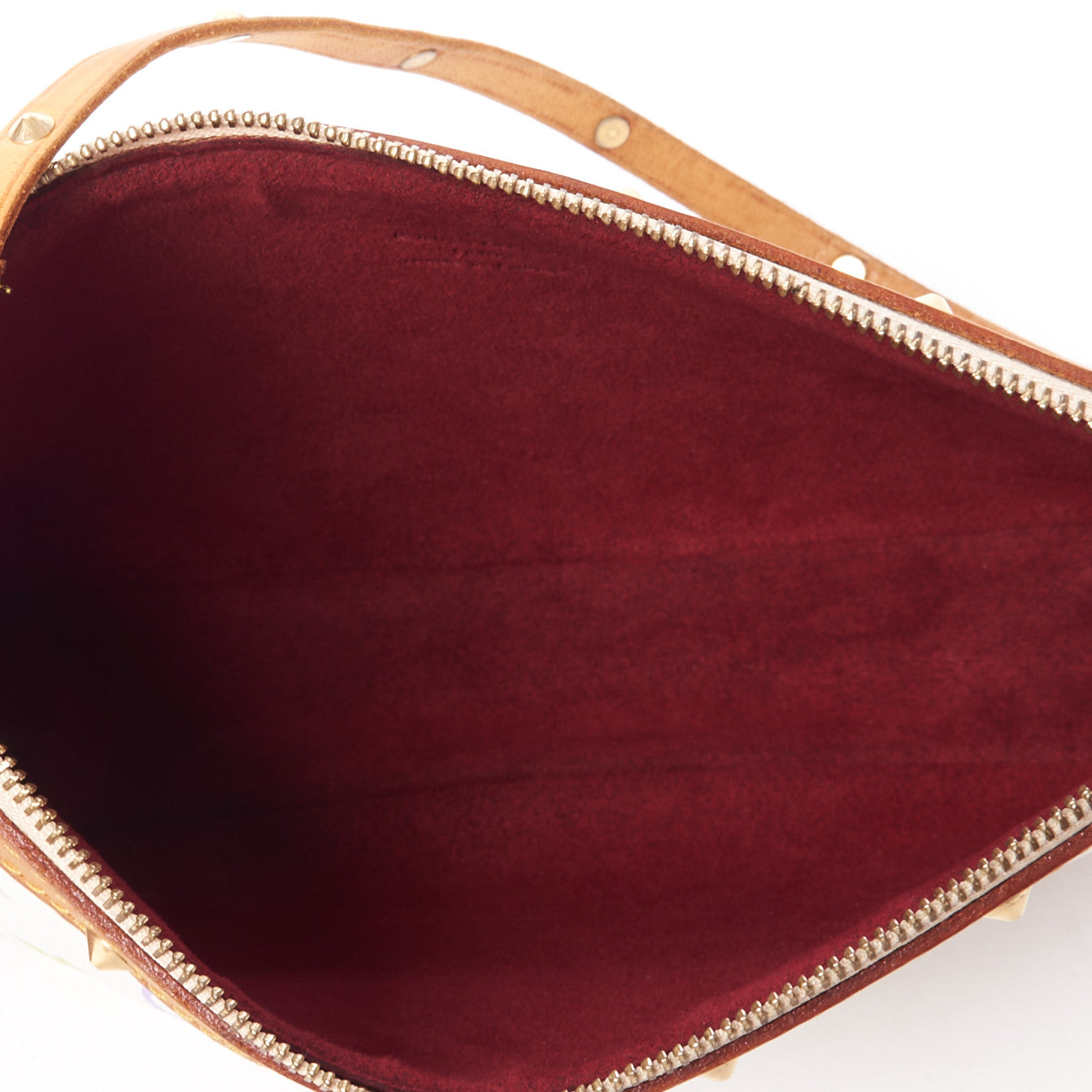 Monogram Multicolor Pochette Accessories White