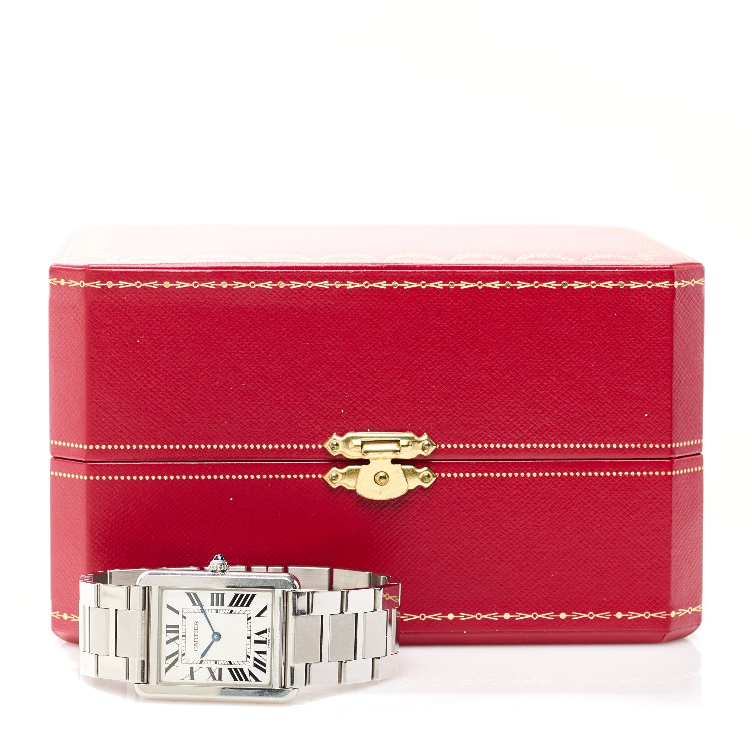 Cartier Stainless Steel 27mm Tank Solo Quartz Watch 5 of 5