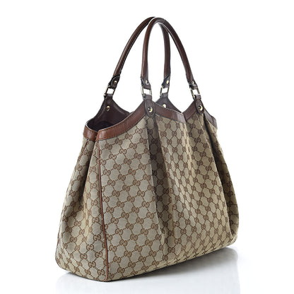 Gucci Monogram Large Sukey Tote Brown 3 of 19
