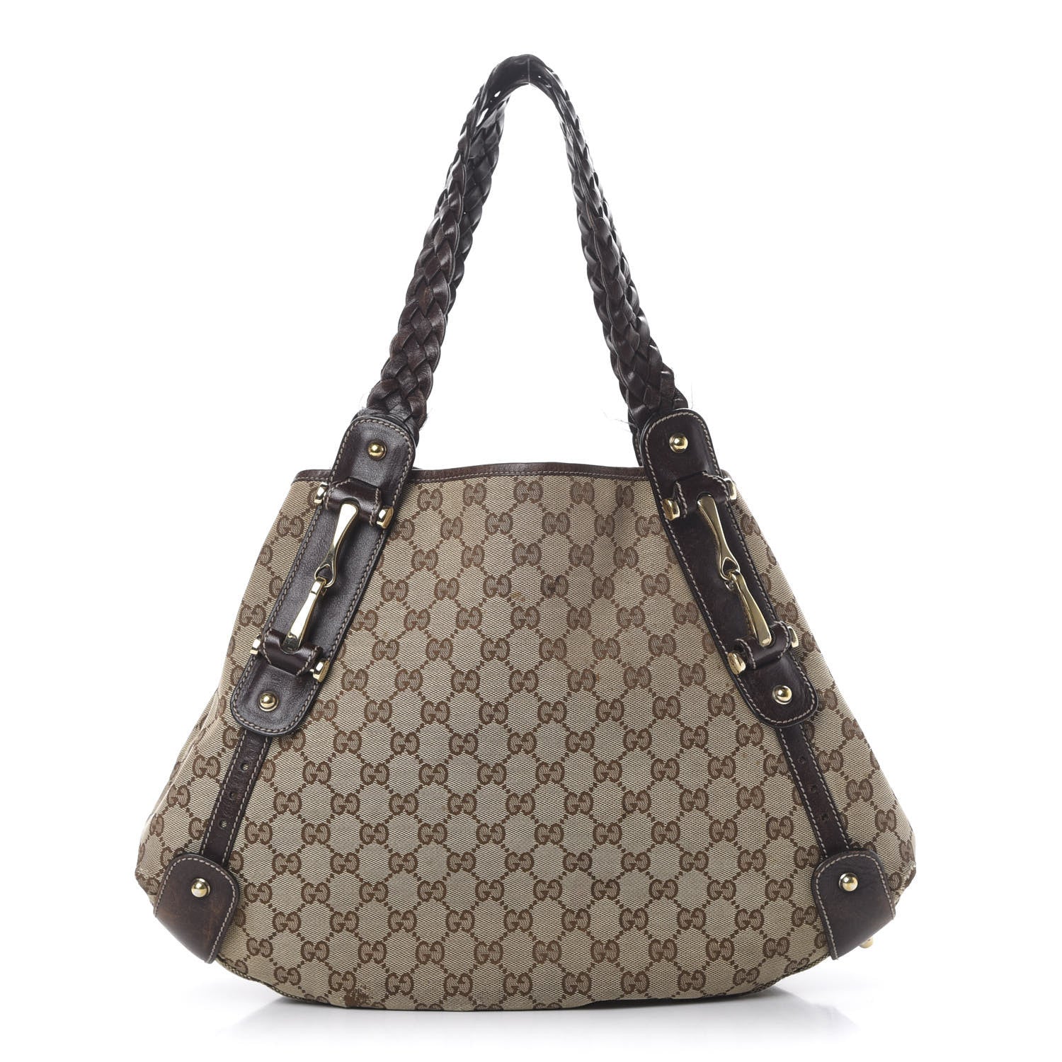 Gucci Monogram Medium Pelham Shoulder Bag Dark Brown 1 of 13