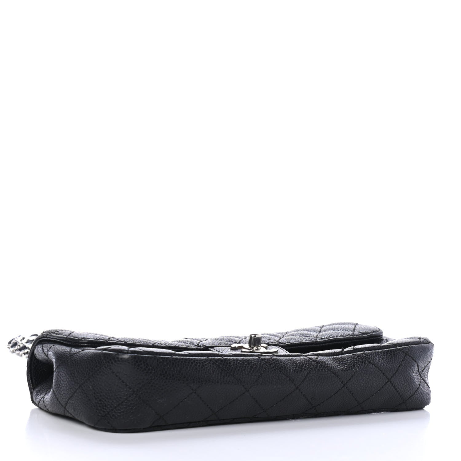 Chanel Caviar Quilted East West Flap Black 3 of 4