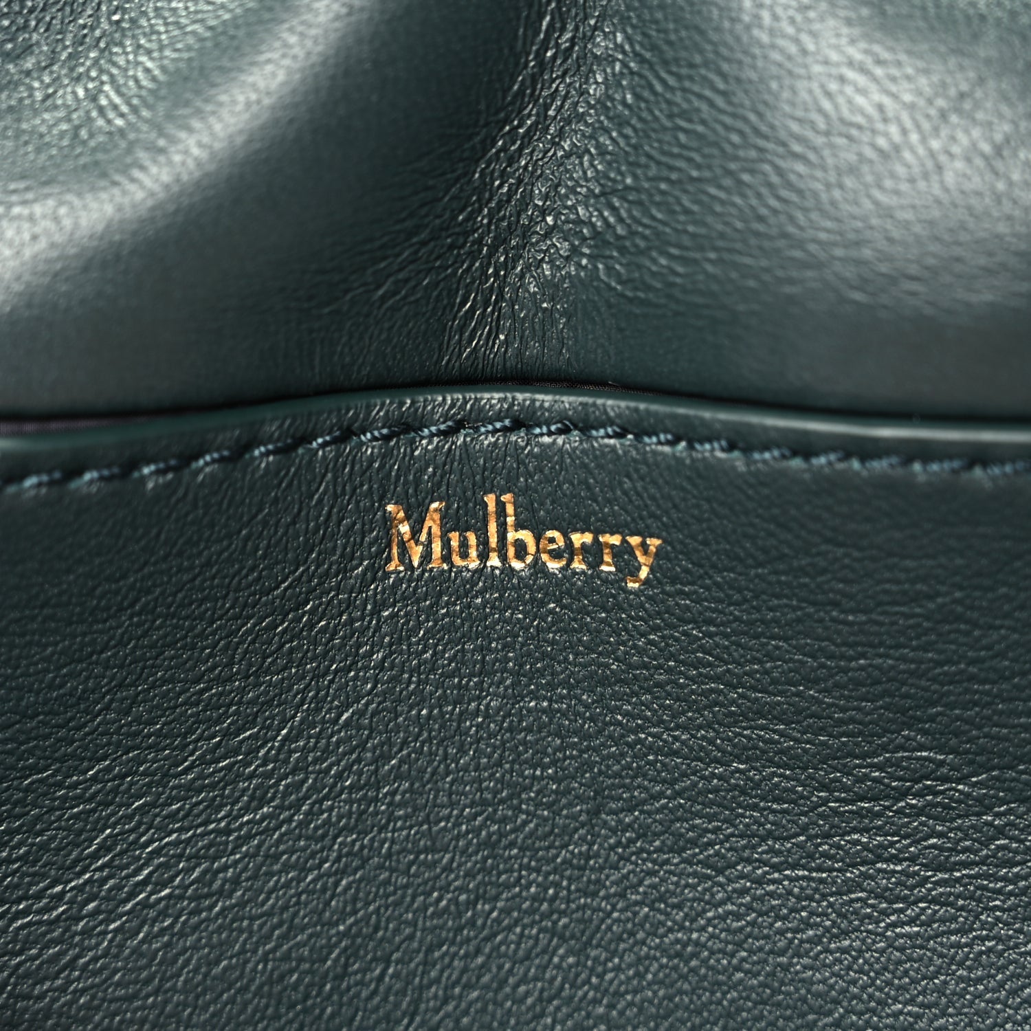 Mulberry Nappa Pillow Quilted Little Softie Bag  Green 4 of 7