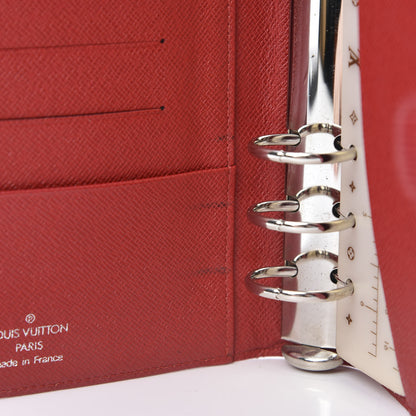 Louis Vuitton Epi Medium Ring Agenda Cover Rouge 8 of 10