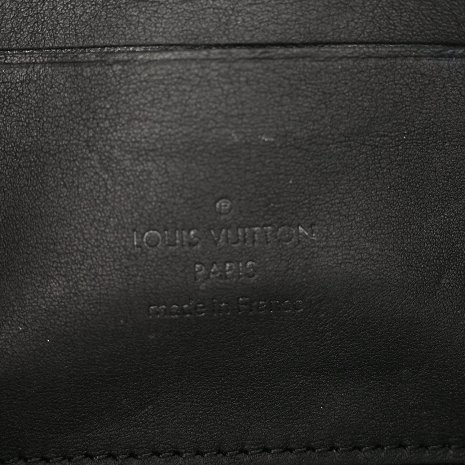 Louis Vuitton Calfskin Aerogram Alpha Wearable Wallet Black 5 of 8