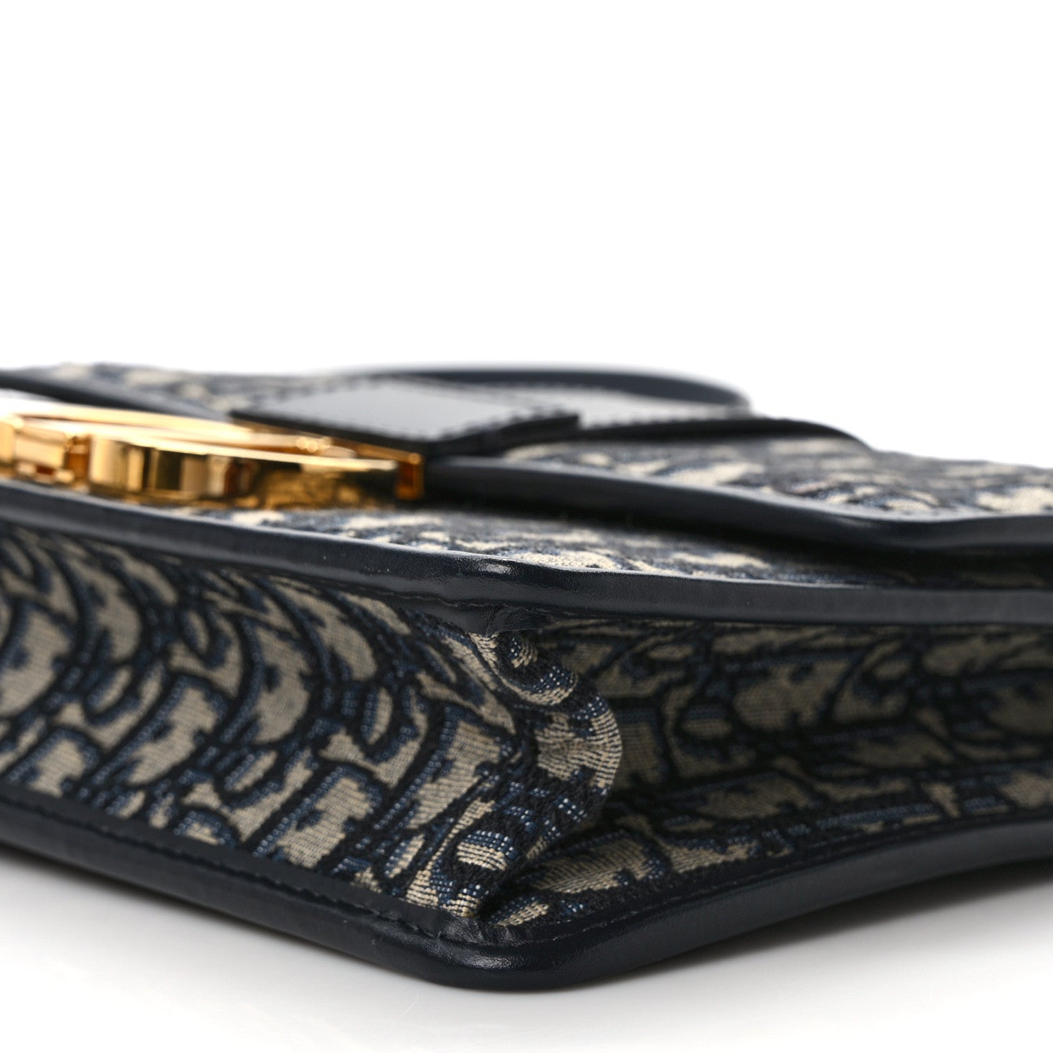 Christian Dior Oblique 30 Montaigne Flap Bag Blue 8 of 9