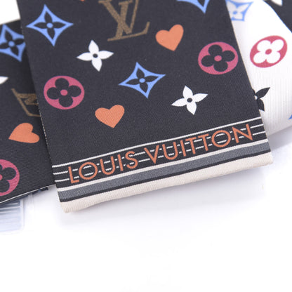 Louis Vuitton Silk Game On Bandeau Black White 2 of 3