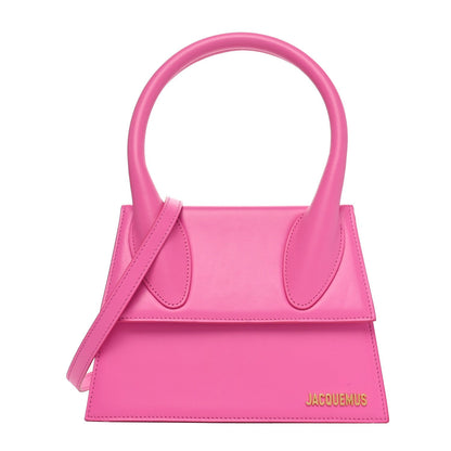 Jacquemus Smooth Calfskin Le Grand Chiquito Neon Pink 1 of 7