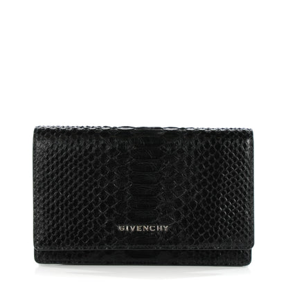 Givenchy Python Pandora Chain Wallet Black 1 of 7