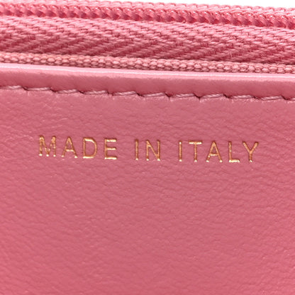 Chanel Tweed Quilted Wallet On Chain WOC Pink 7 of 7