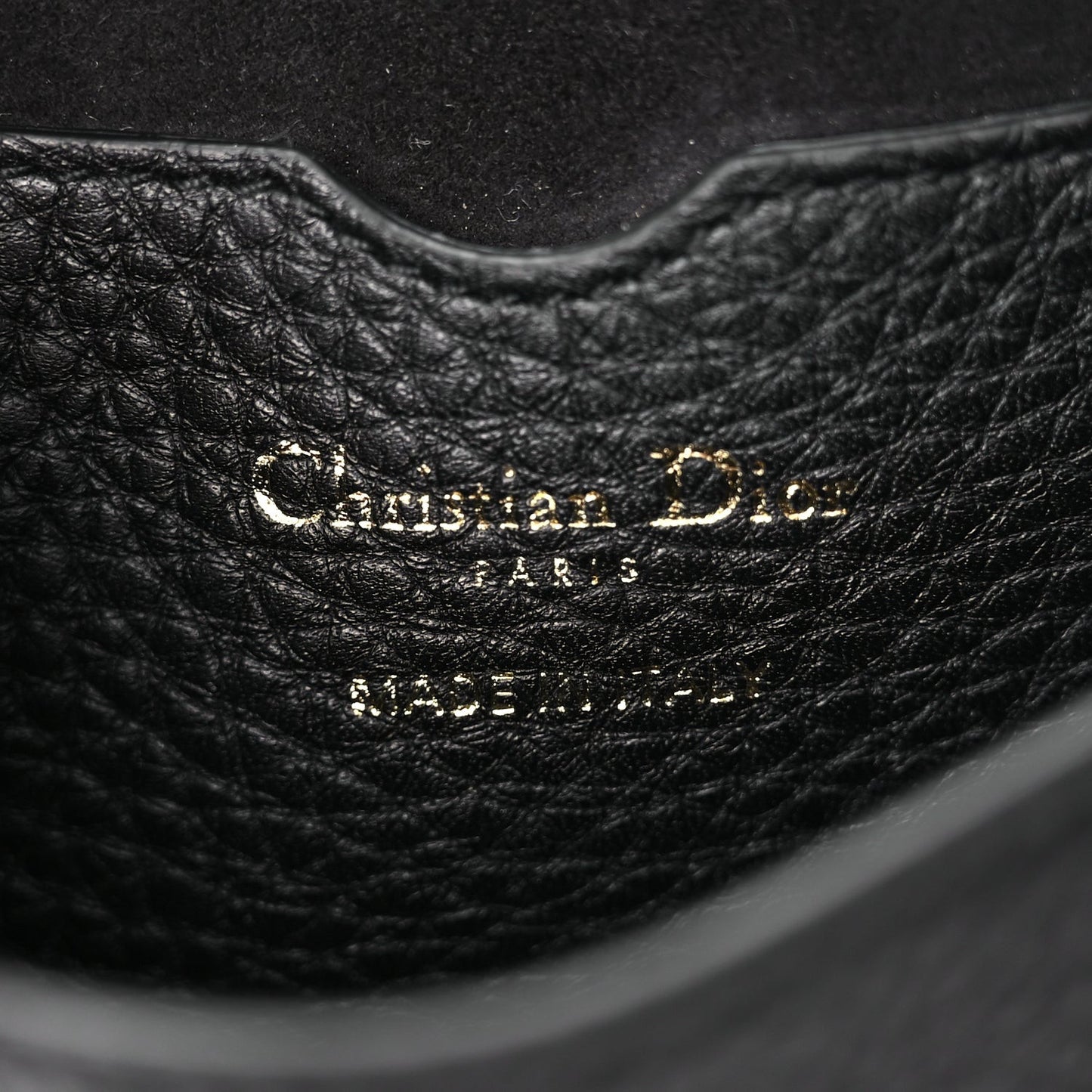 Grained Calfskin Small Bobby Flap