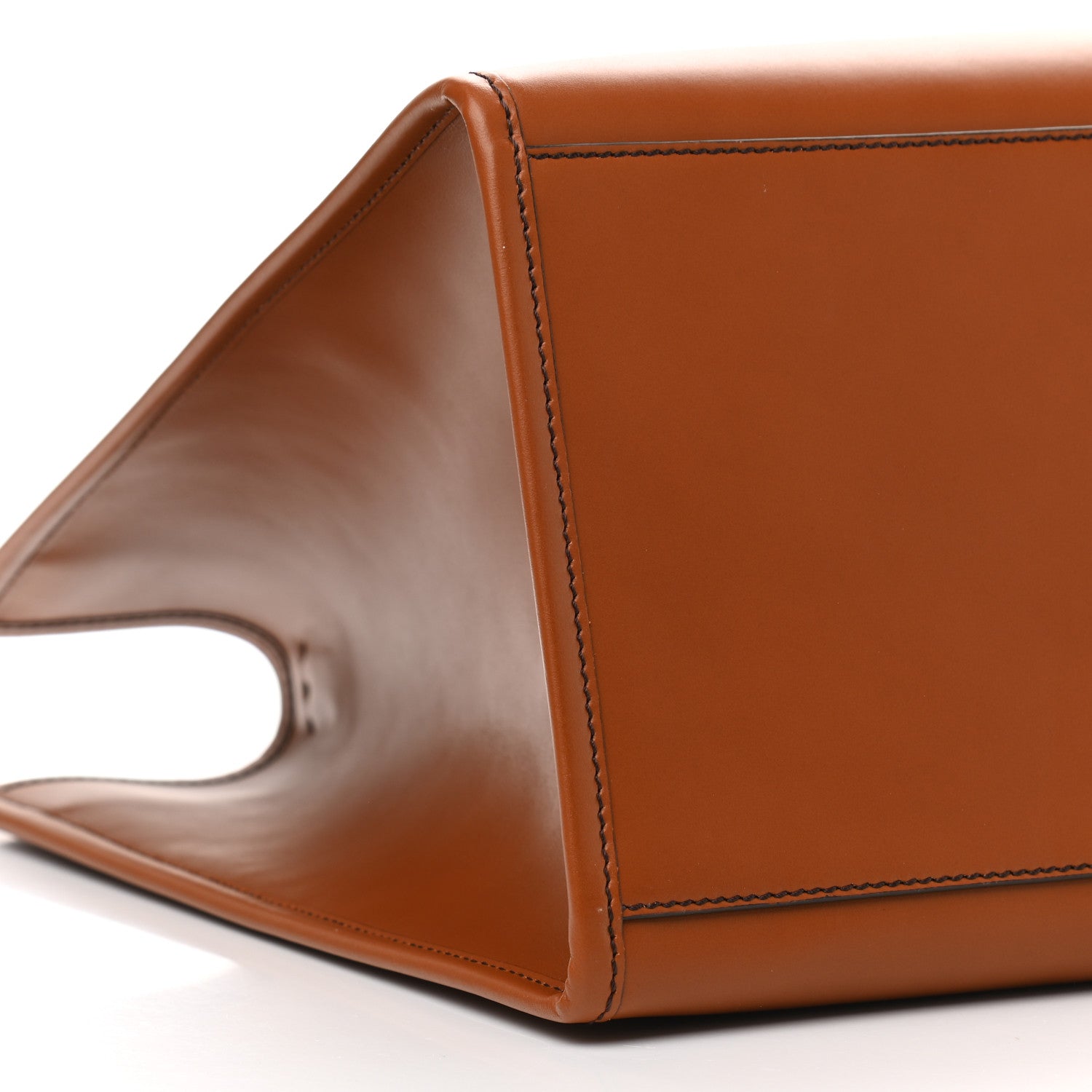 Fendi Vitello King Plexiglass Large Fendi Sunshine Shopper Tote Cuoio 10 of 11