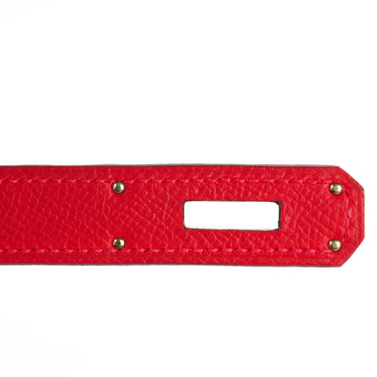 Hermes Epsom Kelly Sellier 32 Rouge Casaque 8 of 26