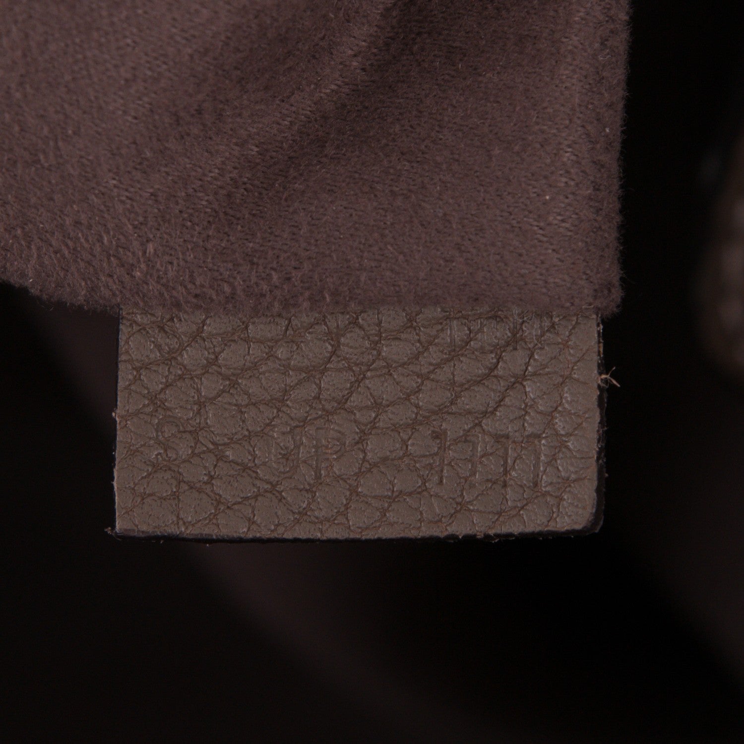 Celine Drummed Calfskin Mini Luggage Souris 7 of 11