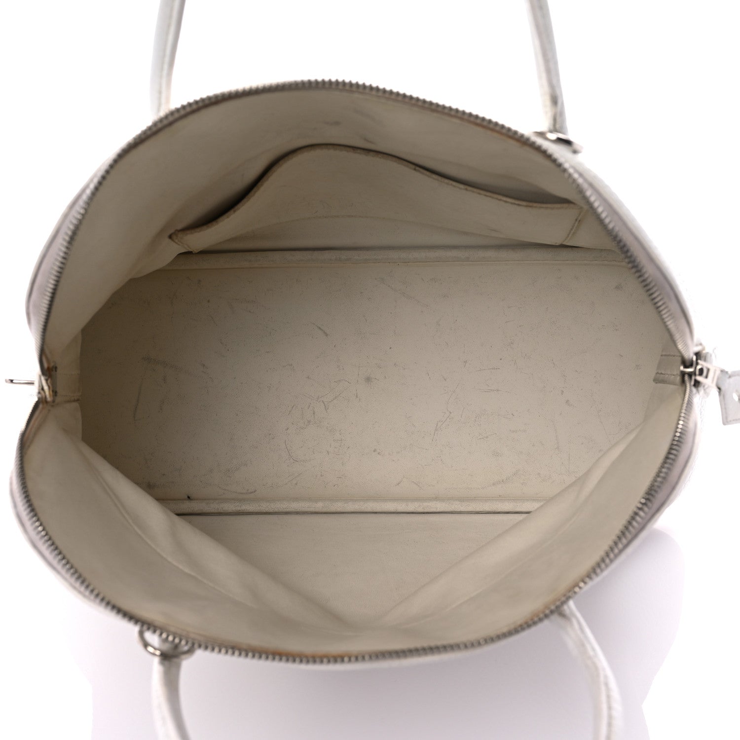 Hermes Taurillon Clemence Bolide 35 White 5 of 28