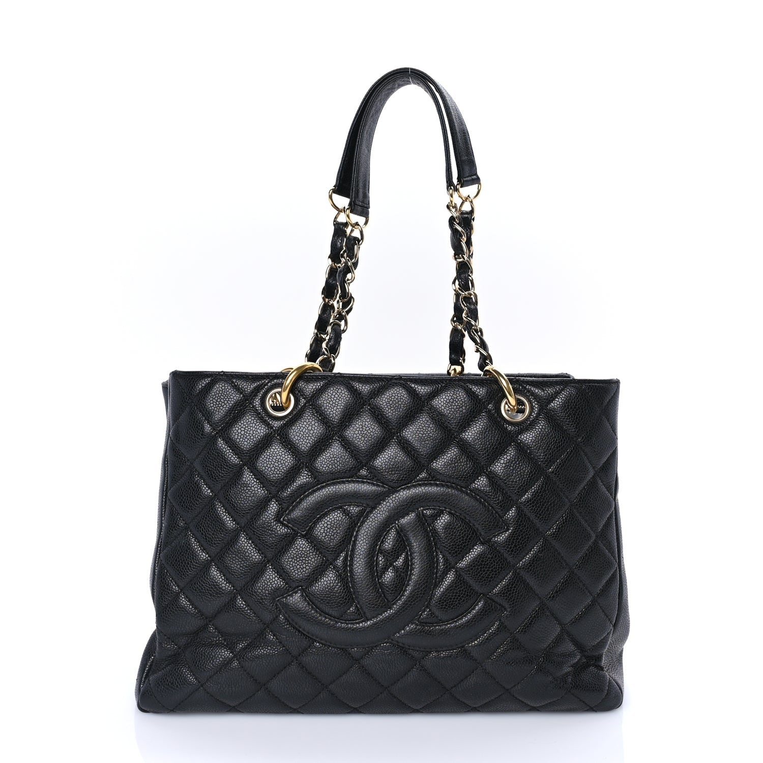 Chanel Caviar Quilted Grand Shopping Tote GST Black 1 of 7