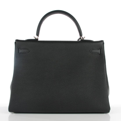 Hermes Togo Kelly Retourne 35 Black 7 of 21
