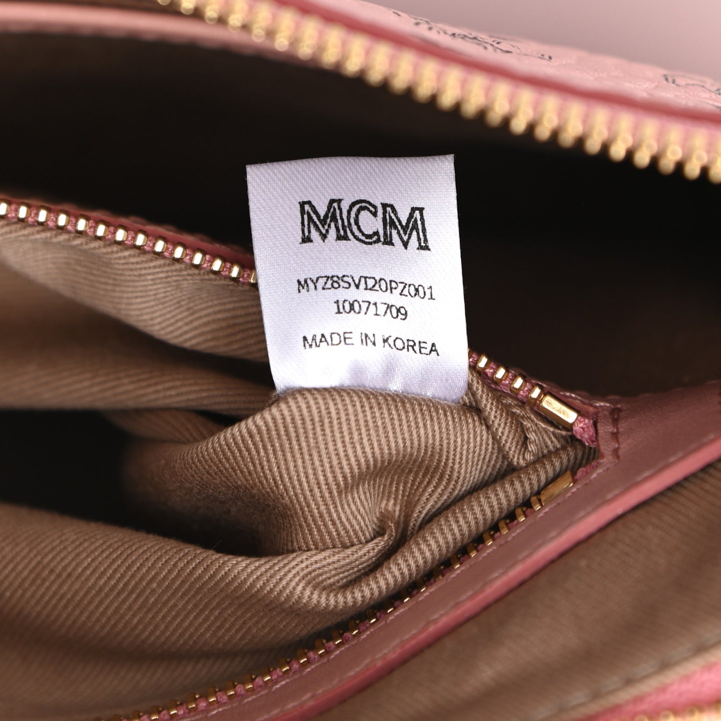 Visetos Medium Crossbody Pouch Soft Pink