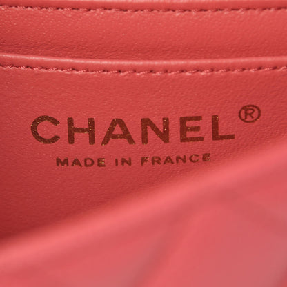 Chanel Caviar Quilted Mini Rectangular Flap Dark Pink 6 of 8