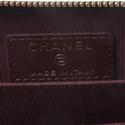 Chanel Caviar Quilted Zip Coin Purse Black 6 of 8