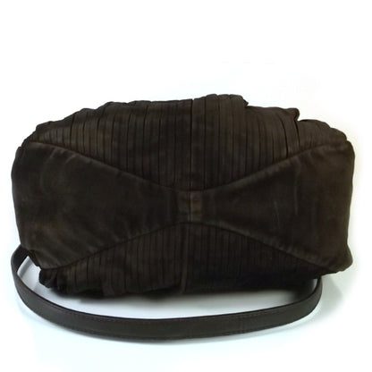 Miu Miu Suede Plisse Bag Moro 5 of 8