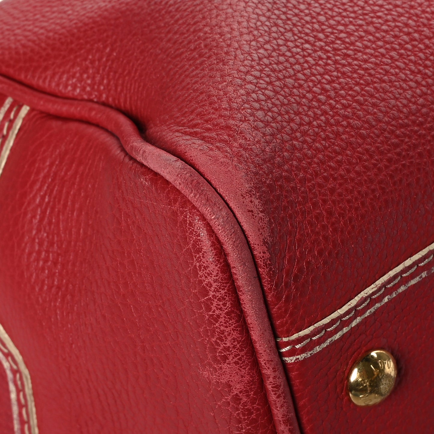 Tobago Leather Carryall Red