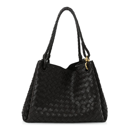 Bottega Veneta Nappa Intrecciato Large Andiamo Parachute Shoulder Bag Fondant 1 of 9